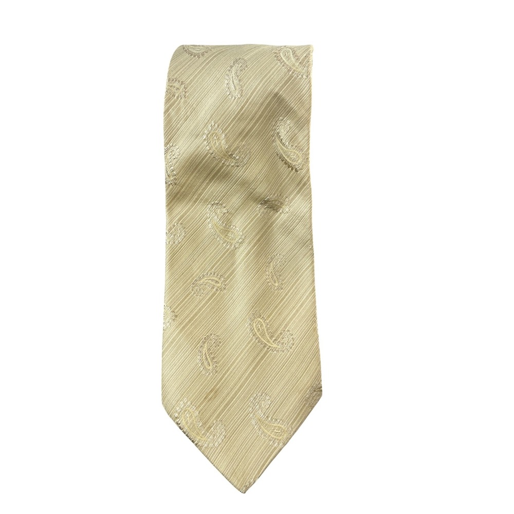 Altea‎ Rochester Paisley Tie Altea Altea Necktie Textured Beige